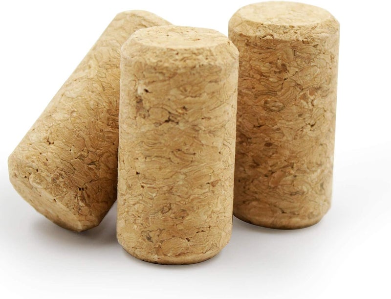anGrace 30 Pack #8 Straight Corks, Natural Wine Corks Premium Wine Stoppers for Bottling of Wines, 7/8" x 1 3/4" - Image 4